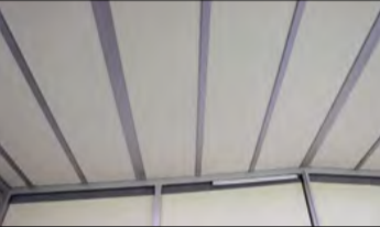 Zeltgestänge Aluminium für Modell Kärnten mit begehbarem Dach, PUR-Hartschaumisolierung